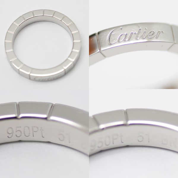 新品磨き済 美品 カルティエ ラニエールリング 11号 51 8g PT950 プラチナ2