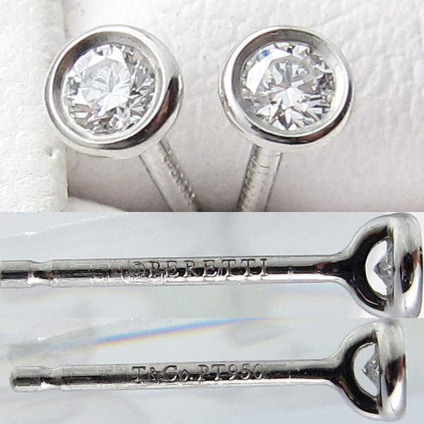 TIFFANY ティファニー エルサペレッティ バイザヤード Pt950 直径3mm2