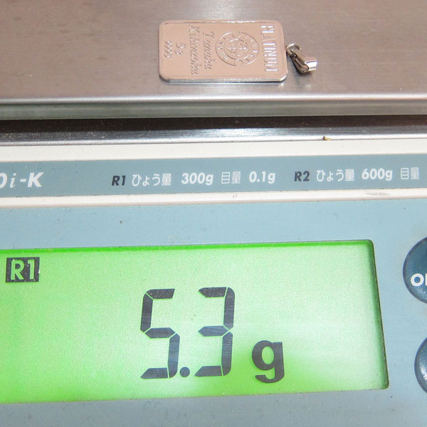 PT 999.5 田中貴金属 5g プラチナ インゴット トップ  プレート 送料無料3