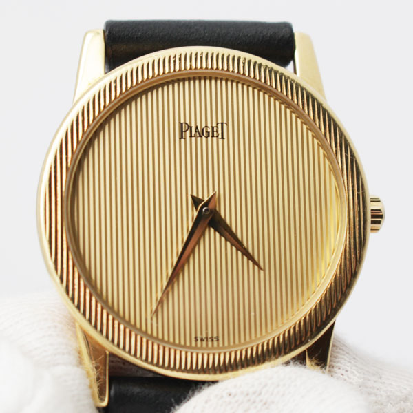 ピアジェ PIAGET 4Pルビー 文字盤ダイヤ トラディション クォーツ 腕時計 K18 ゴールド