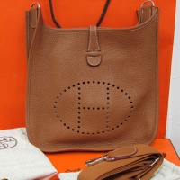 新品同様 美品 エルメス HERMES エブリンPM □O刻 本革 レザー ショルダーバッグ ブラン