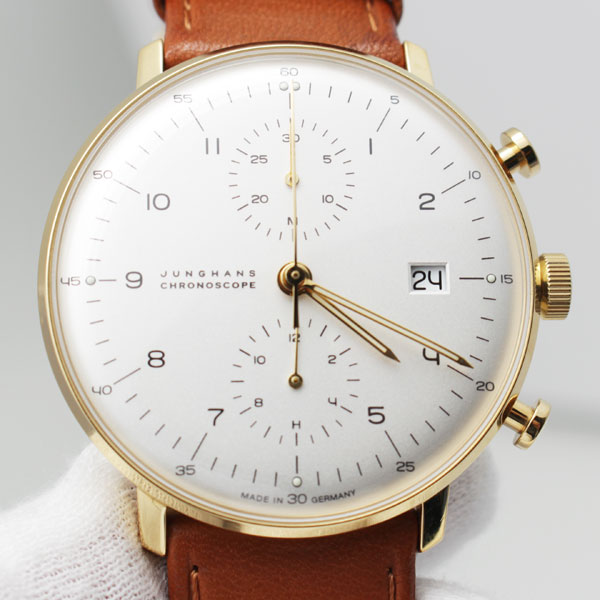 ユンハンス JUNGHANS 時計 マックスビル クロノスコープ 027 7800 001