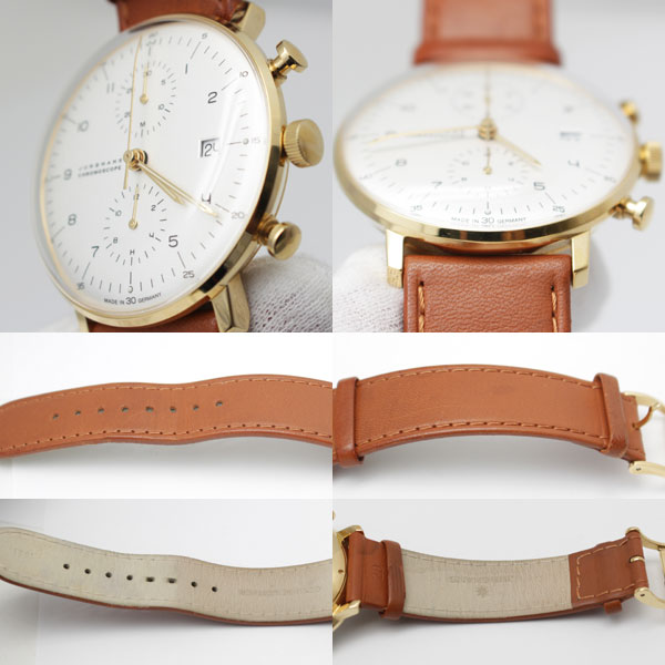 ユンハンス JUNGHANS 時計 マックスビル クロノスコープ 027 7800 003