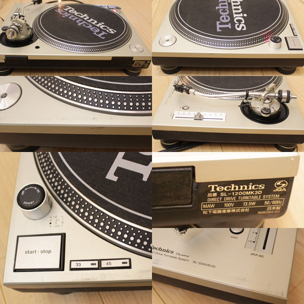 テクニクス　technics SL-1200MK3D ターンテーブル シルバー 中古3