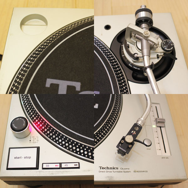 希少 テクニクス　technics SL-1200MK3D ターンテーブル シルバー 中古 22