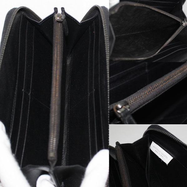 美品 ボッテガヴェネタ BOTTEGA VENETA B02156745H 長財布 牛革 カーフ 黒3