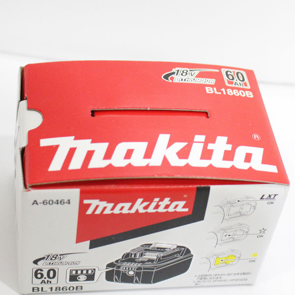 新品 マキタ 18V(6.0Ah)バッテリー BL1860B 充電池 送料無料2