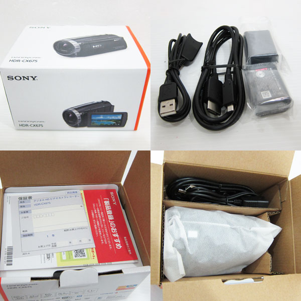 新品同様 展示品 ソニー SONY  HDR-CX675  ビデオカメラ3