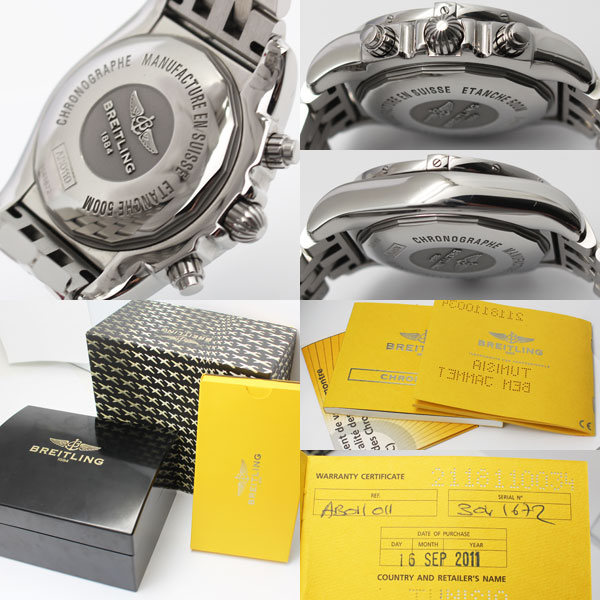 ブライトリング BREITLING クロノマット44 AB0110  SS A012B56PA　中古2