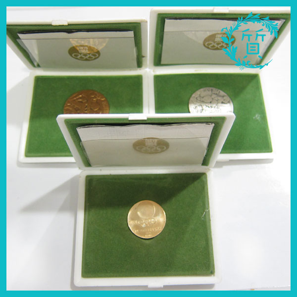 東京オリンピック金貨 K18 7.2g 1964年製日本製 銅メダル 銀ベダル 3