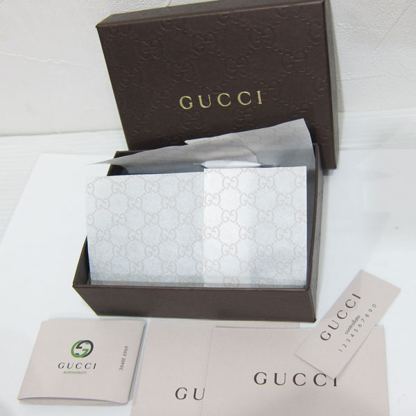 新品 グッチ GUCCI グッチ 本革 レザー名刺入れ カードケース 黒 ブラック 3067176