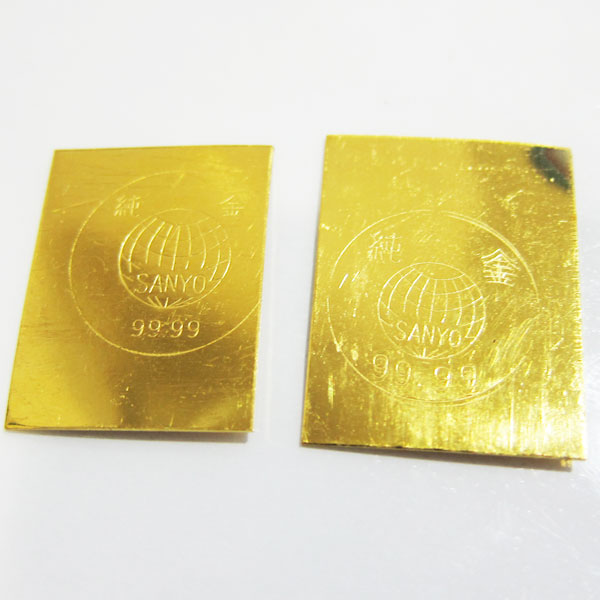 K24 純金10g 歯科用純金 プレート 地金 中古2