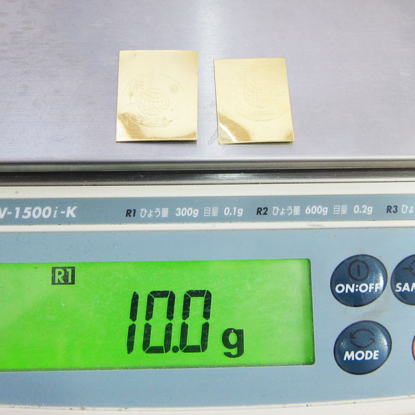 K24 純金10g 歯科用純金 プレート 地金 中古4