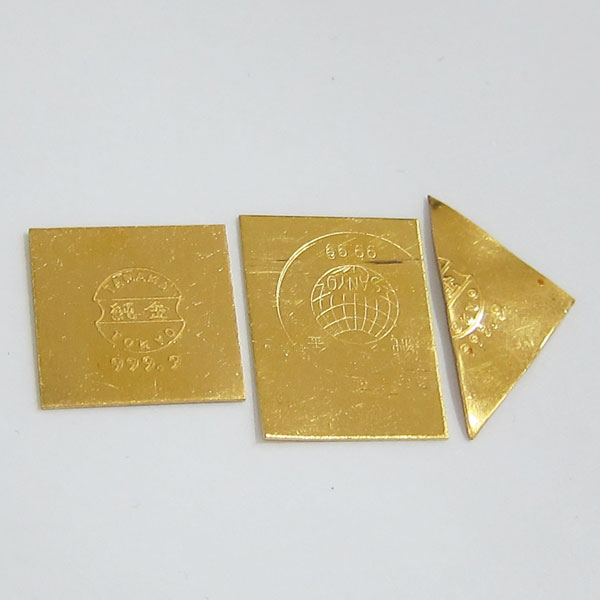 K24 純金12.6g 歯科用純金 プレート 地金 中古2