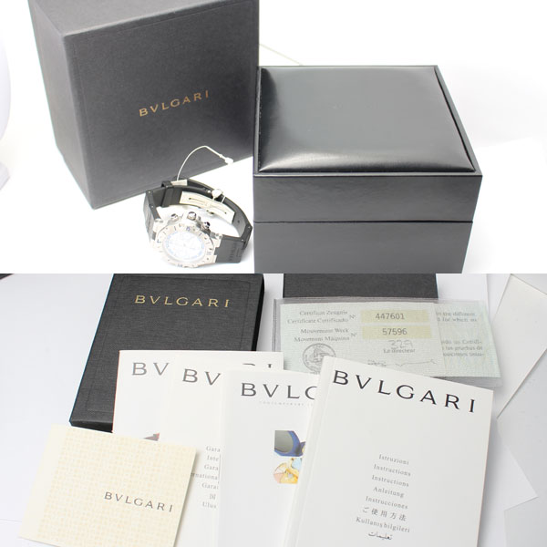 美品 BVLGARI ブルガリ 時計 スクーバ・クラブスワン SC38NSW 中古2