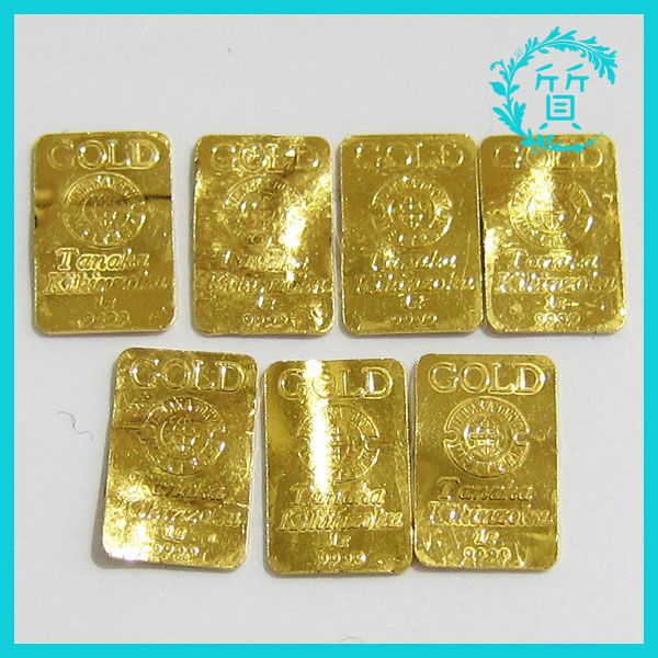 純金 K24 999.9 田中貴金属 7g インゴット FINEGOLD 地金 プレート 送料無料1