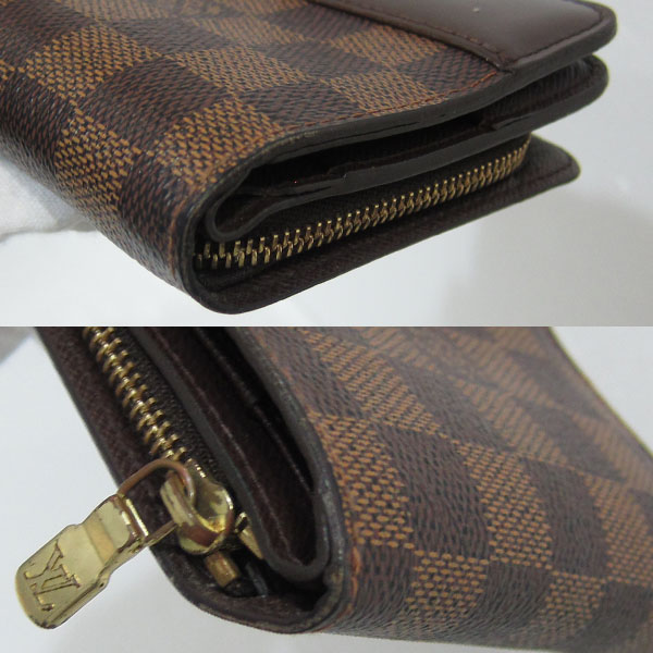 美品 ルイヴィトン ダミエ 財布 コンパクトジップ N61668 Louis Vuitton4