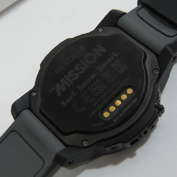 極美品 NIXON ニクソン スマートウォッチ THE MISSION ALL BLACK 送料無料4