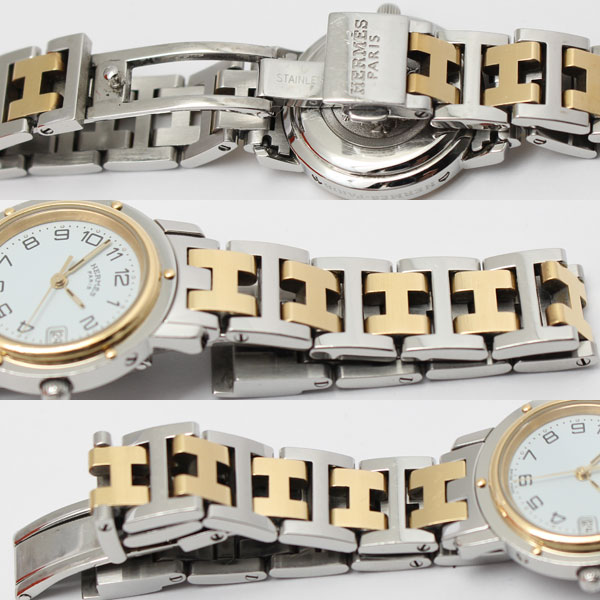 エルメス クリッパー 腕時計 CL4.220 レディース  電池交換済 証明書付 中古5