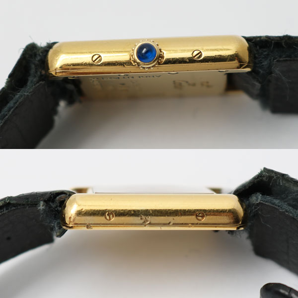 電池交換済 CARTIER カルティエ 腕時計 マストタンク ヴァーミリオン W1018687 中古3