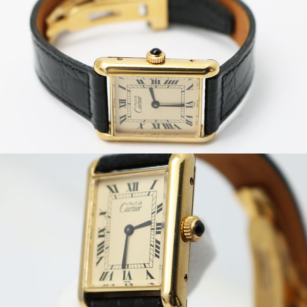 CARTIER カルティエ 腕時計 マストタンク  手巻 中古6