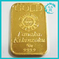 純金 K24 999.9 田中貴金属 50.g インゴット FINEGOLD 地金 プレート