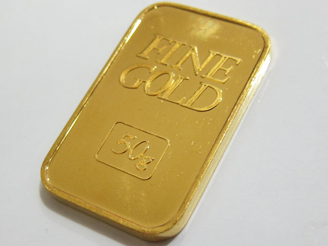 純金 K24 999.9 田中貴金属 50.g インゴット FINEGOLD 地金 プレート3