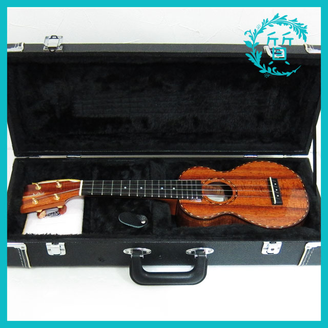 極美品 弦楽器 KAMAKA UKULELE ソプラノウクレレ HF-1D ハードケース付 送料無料1