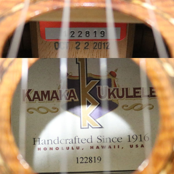 極美品 弦楽器 KAMAKA UKULELE ソプラノウクレレ HF-1D ハードケース付 送料無料2