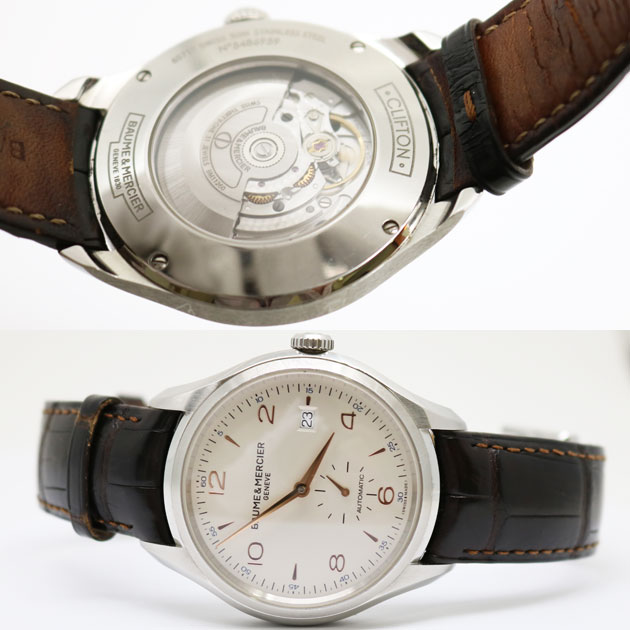 ボーム&メルシェ  BAUME&MERCIER 腕時計 クリフトン 65717 自動巻き　中古3