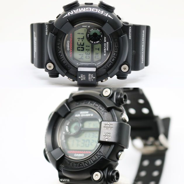カシオ CASIO  Gショック 腕時計　フロッグマン DW-8200Z-1T ブラック　中古美品6