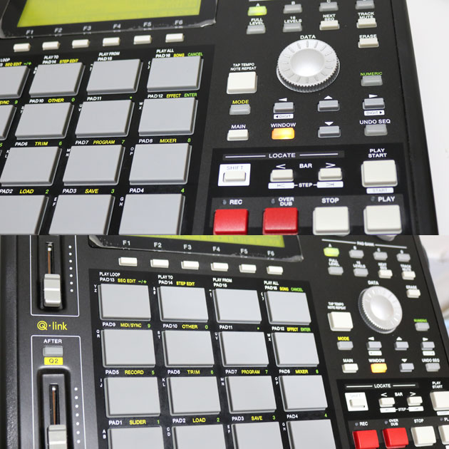 アカイ AKAI MPC1000 黒　サンプラー　メモリー128MB　美品6