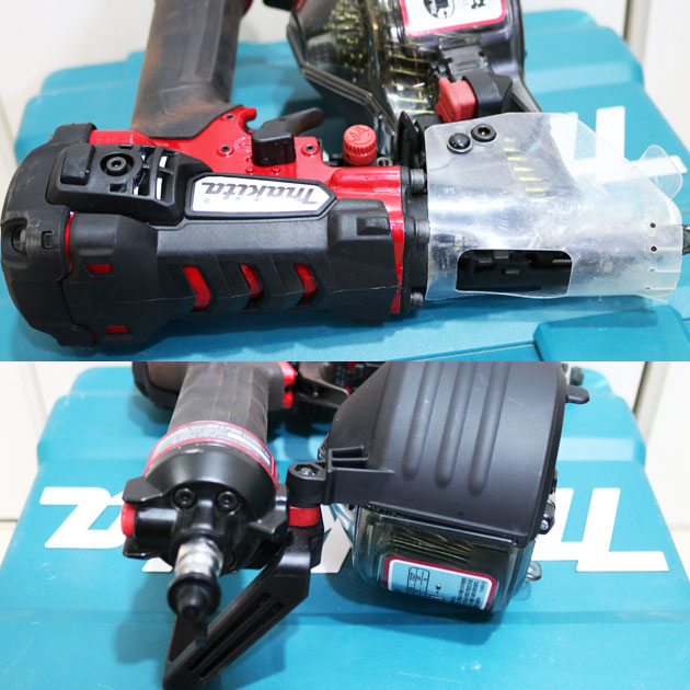 MAKITA マキタ 高圧釘打　高圧エア釘打　AN513H　50mm　赤　中古5