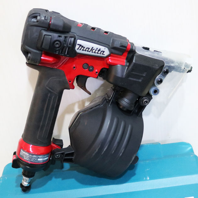 MAKITA マキタ 高圧釘打　高圧エア釘打　AN513H　50mm　赤　中古4