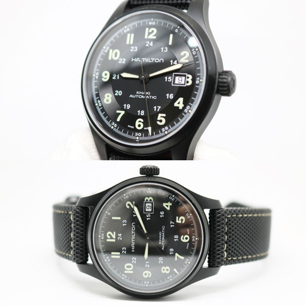 ハミルトン 腕時計 H70575733 カーキフィールドチタニウムオート 自動巻  中古6