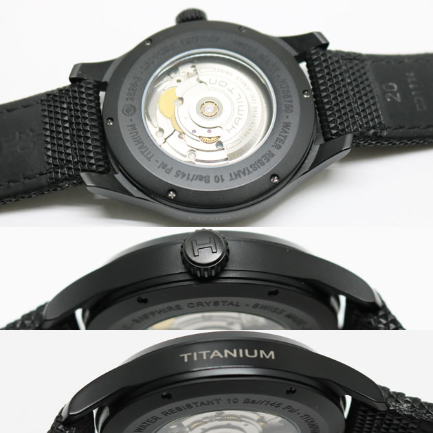 ハミルトン 腕時計 H70575733 カーキフィールドチタニウムオート 自動巻  中古4