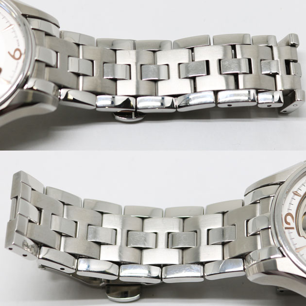 ハミルトン メンズ 腕時計 ジャズマスター オープンハート H32565155 自動巻 裏スケルトン5