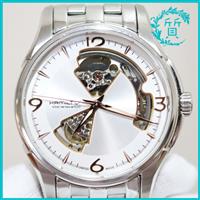 ハミルトン メンズ 腕時計 ジャズマスター オープンハート H32565155 自動巻 裏スケルトン