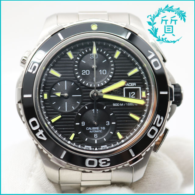 新品同様 タグホイヤー メンズ 腕時計 アクアレーサー CAK2111.BA0833 自動巻1