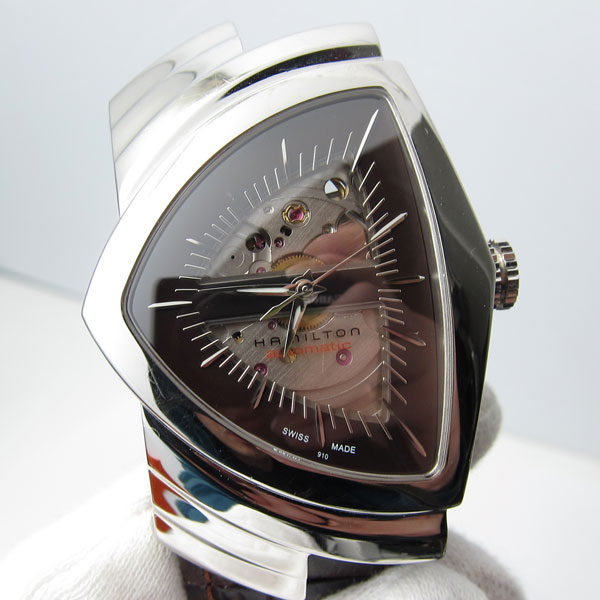 HAMILTON ハミルトン 腕時計 ベンチュラ H245150 自動巻 裏スケ 送料 