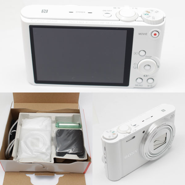 新品同様 SONY ソニー デジタルスチルカメラ DSC-WX350 ホワイト 白 デジカメ3
