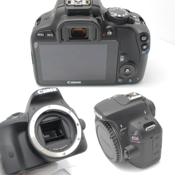 新品同様 キャノン Canon Eos Kiss X7 ダブルズームキット カメラ　レンズ付3