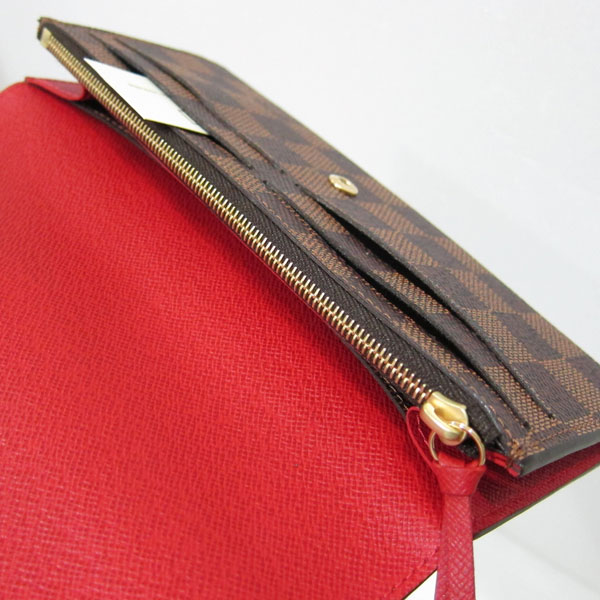 新品 ルイヴィトン ダミエ ポルトフォイユエミリー N63544 長財布 ルージュ 赤 レッド | ブランド・バッグ財布（中古品）ヴィトン通販