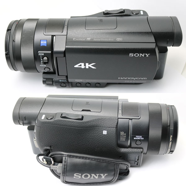 美品 ソニー デジタル4Kビデオカメラレコーダー FDR-AX100 ブラック 黒  中古2