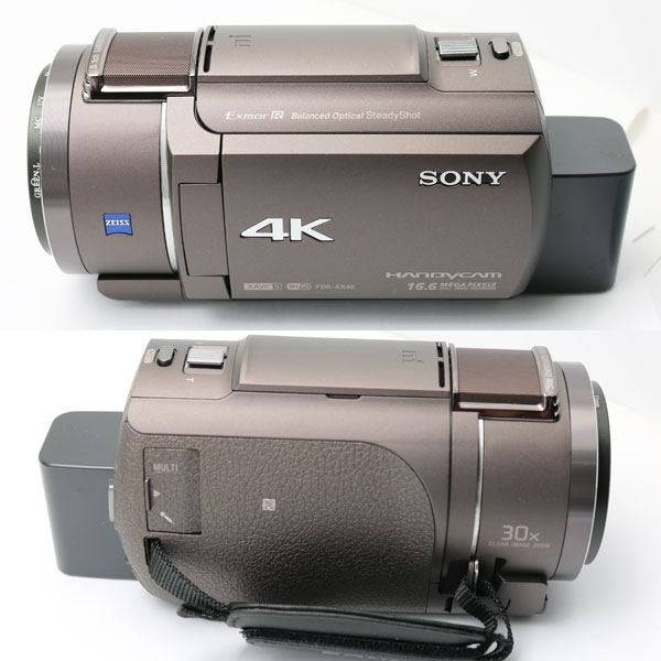 美品 ソニー デジタル4Kビデオカメラレコーダー FDR-AX40 ブラック 黒  中古3