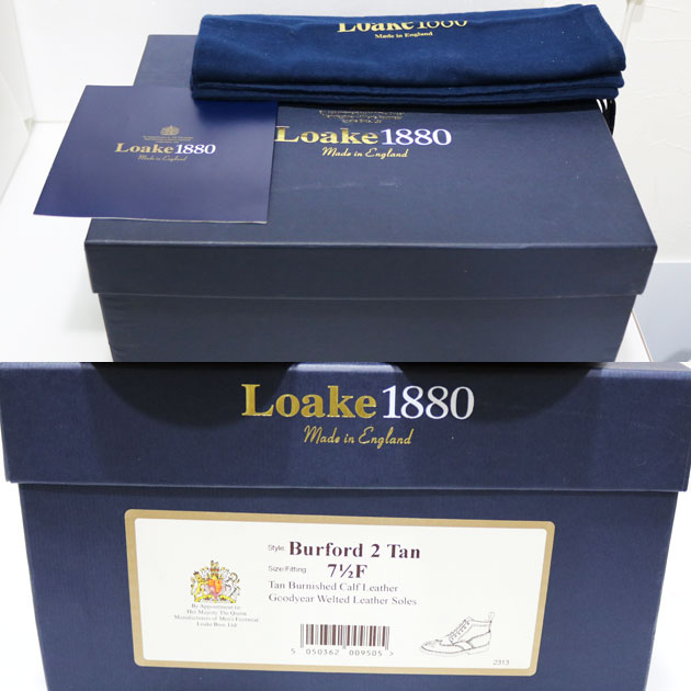 新品 ローク Loake1880 BURFORD2 Tan 26cm  カントリーブーツ 靴2
