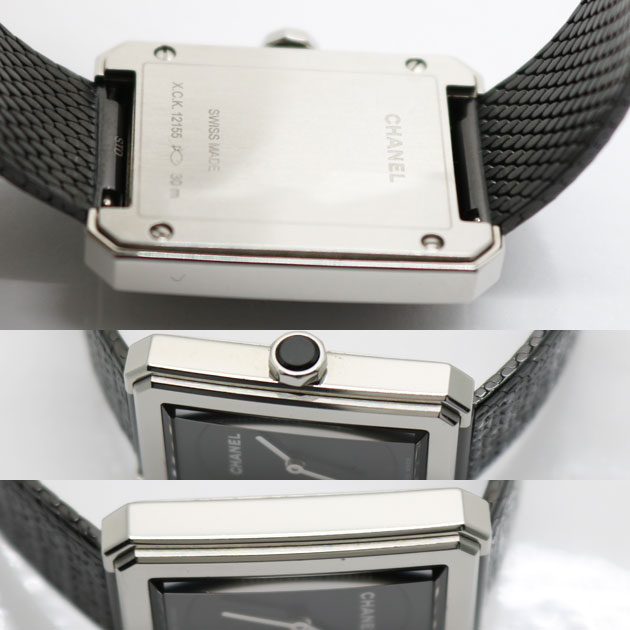 美品 シャネル CHANEL  H5317 ボーイフレンド ツイード スモール 腕時計 クオーツ4